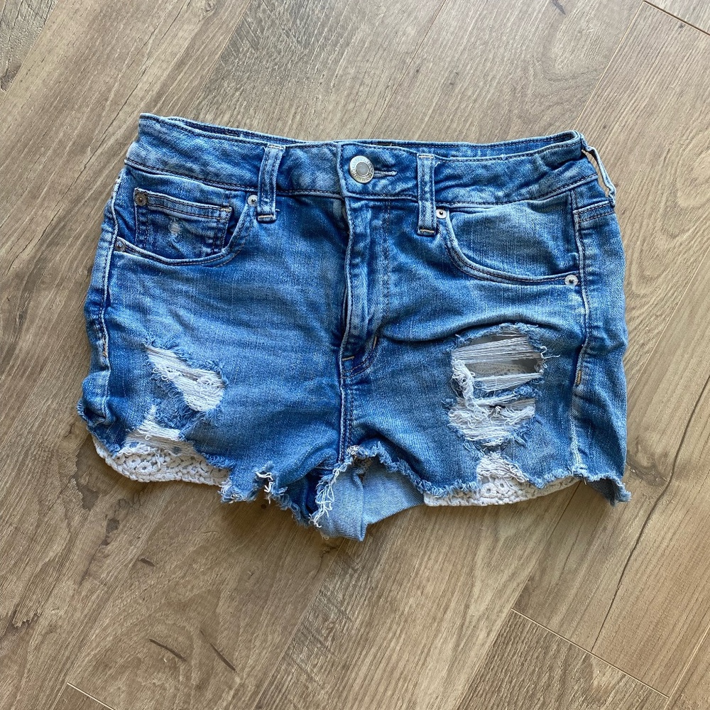 American Eagle Jean shorts, size 8